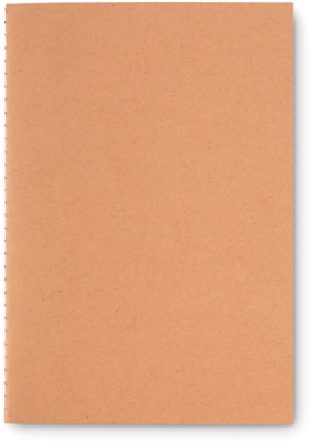 Caiet A5 coperta din carton reciclat, 40 file, hartie reciclata